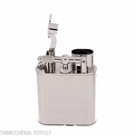 Accendino Dunhill Unique Jet Flame placcato palladio satinato - Accendini