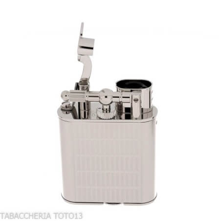 Dunhill Unique Jet Flame Feuerzeug mit satinierter Palladiumbeschichtung - Dunhill - The white spot