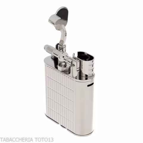 Accendino Dunhill Unique Jet Flame placcato palladio satinato - Accendini