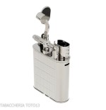 Accendino Dunhill Unique Jet Flame placcato palladio satinato - Accendini