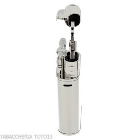 Dunhill Unique Jet Flame Feuerzeug mit satinierter Palladiumbeschichtung - Dunhill - The white spot