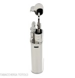 Accendino Dunhill Unique Jet Flame placcato palladio satinato - Accendini