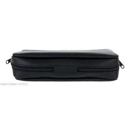 Dunhill - Bolsa Compendio The White spot para 2 pipas y tabaco de color negro - Accesorios para pipas de tabaco
