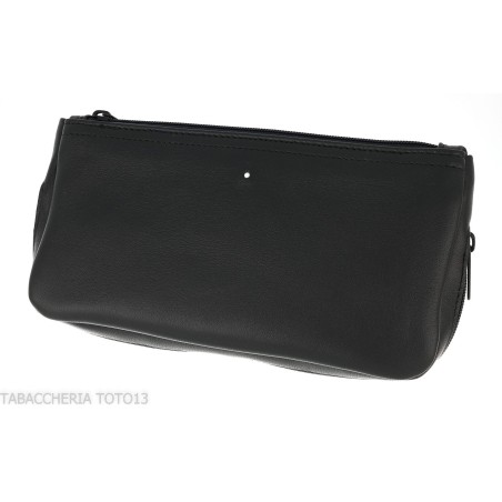 Dunhill - The White Spot Compendium borsa per 2 pipe e tabacco colore nero - Accessori Per Pipe