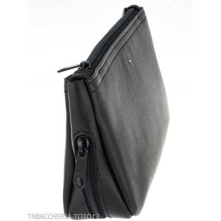 Dunhill - The White Spot Compendium borsa per 2 pipe e tabacco colore nero - Accessori Per Pipe