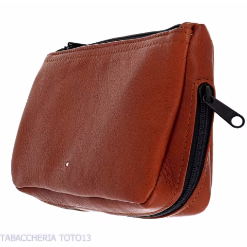 Dunhill - The White Spot Compendium borsa per 2 pipe e tabacco colore terracotta - Accessori Per Pipe