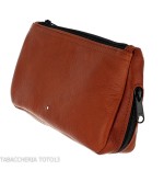 Dunhill - The White Spot Compendium bolsa para 2 pipas y tabaco color terracota - Accesorios para pipas de tabaco