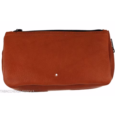 Dunhill - The White Spot Compendium borsa per 2 pipe e tabacco colore terracotta - Accessori Per Pipe