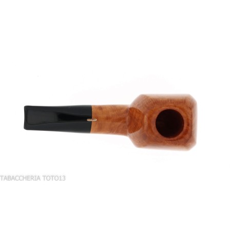 Pipe en forme de panneau semi-courbé Amorelli en bruyère naturelle claire - Pipe Pour le Tabac - Racine naturelle