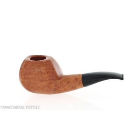 Amorelli semi-curved panel shaped pipe in light natural briar