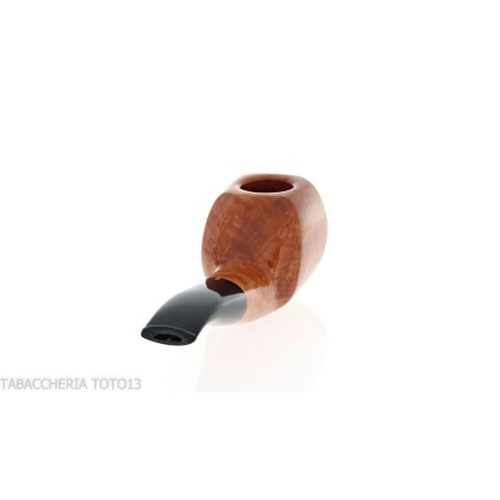 Pipe en forme de panneau semi-courbé Amorelli en bruyère naturelle claire - Pipe Pour le Tabac - Racine naturelle