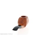 Pipe en forme de panneau semi-courbé Amorelli en bruyère naturelle claire - Pipe Pour le Tabac - Racine naturelle