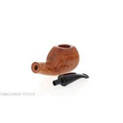 Amorelli semi-curved panel shaped pipe in light natural briar