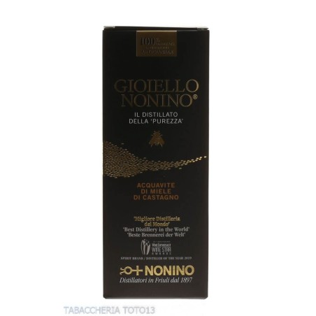 Gioiello Nonino Kastanienhonigbrand Vol.37% Cl.50 - Destilliert