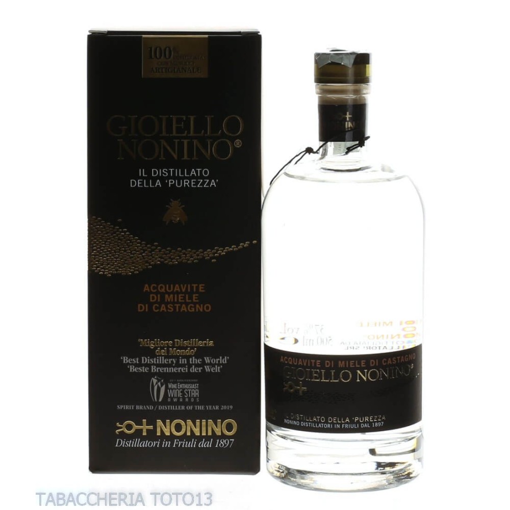 Gioiello Nonino Kastanienhonigbrand Vol.37% Cl.50 - Destilliert