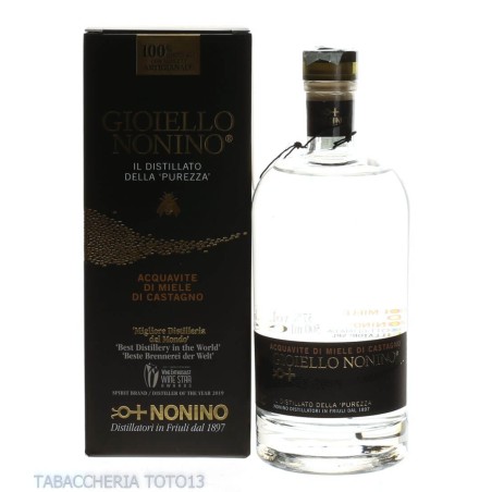 Gioiello Nonino Eau-de-vie de miel de châtaignier Vol.37% Cl.50 - Spiritueux - Miel