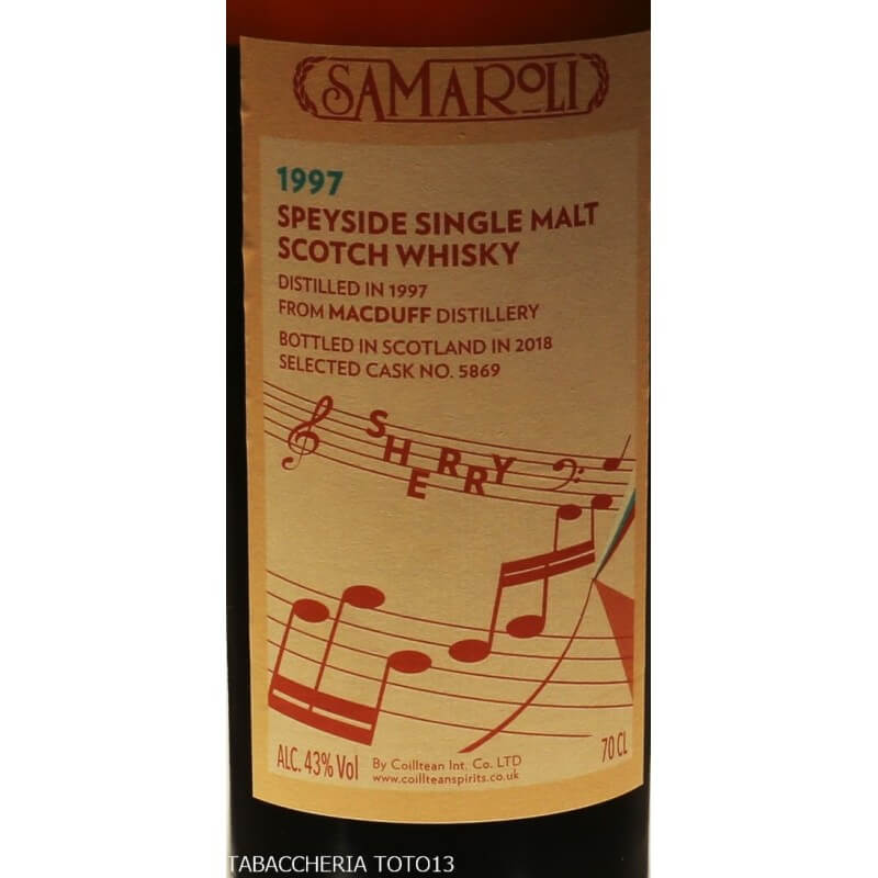 Samaroli Macduff Speyside Single Malt Whisky 20y.o.Vol.43% Cl.70 - SAMAROLI