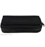 Dunhill - The White Spot Companion schwarze Ledertasche für 1 Pfeife und Tabak - Zubehör für Tabakpfeifen