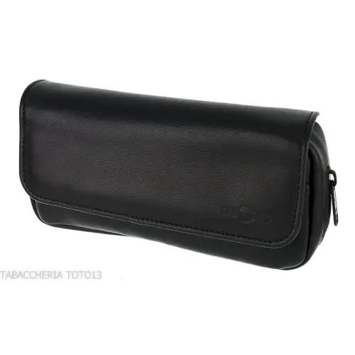 Dunhill - The White Spot Companion borsa in pelle nera per 1 pipa e tabacco - Accessori Per Pipe