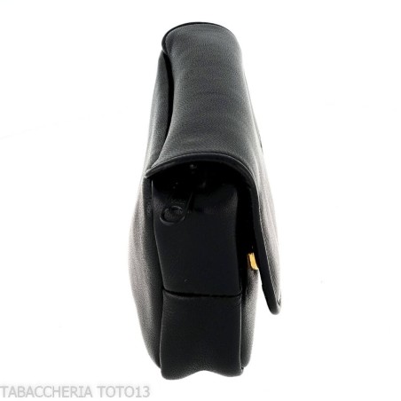 Dunhill - The White Spot Companion schwarze Ledertasche für 1 Pfeife und Tabak - Zubehör für Tabakpfeifen
