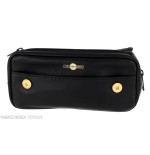 Dunhill - The White Spot Companion schwarze Ledertasche für 1 Pfeife und Tabak - Zubehör für Tabakpfeifen