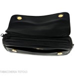 Dunhill - The White Spot Companion schwarze Ledertasche für 1 Pfeife und Tabak - Zubehör für Tabakpfeifen