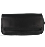Dunhill - The White Spot Companion schwarze Ledertasche für 1 Pfeife und Tabak - Zubehör für Tabakpfeifen