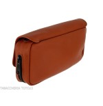 Dunhill - The White Spot Companion sac en cuir couleur terre cuite pour 1 pipe et tabac - Accessoires pour pipes - Cuir