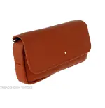 Dunhill - The White Spot Companion sac en cuir couleur terre cuite pour 1 pipe et tabac - Accessoires pour pipes - Cuir