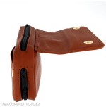 Dunhill - The White Spot Companion sac en cuir couleur terre cuite pour 1 pipe et tabac - Accessoires pour pipes - Cuir