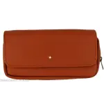 Dunhill - The White Spot Companion sac en cuir couleur terre cuite pour 1 pipe et tabac - Accessoires pour pipes - Cuir