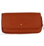 Dunhill - The White Spot Companion terracotta colored leather bag for 1 pipe and tobacco - Accessories for tobacco pipes - Le