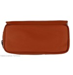 Dunhill - The White Spot Companion sac en cuir couleur terre cuite pour 1 pipe et tabac - Accessoires pour pipes - Cuir