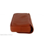 Dunhill - The White Spot Companion sac en cuir couleur terre cuite pour 1 pipe et tabac - Accessoires pour pipes - Cuir