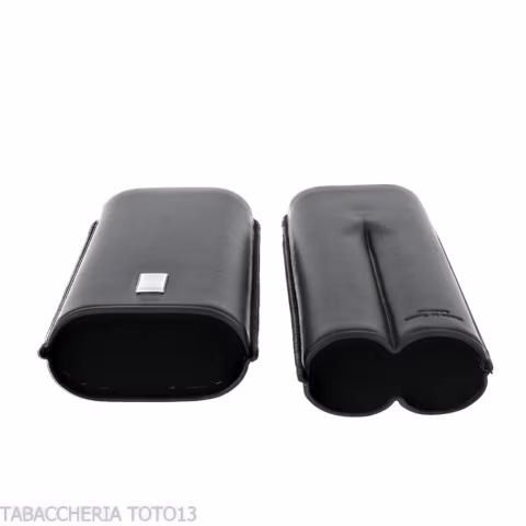 Dunhill - The White Spot Classic 2 Corona Extra Black Cigar Case - Accessories Cigar - Leather