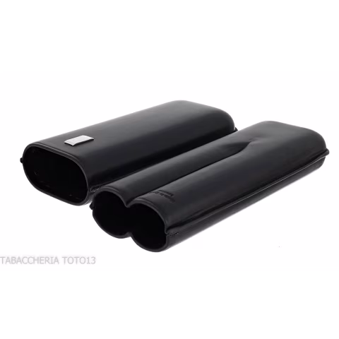 Dunhill - The White Spot Classic 2 Corona Extra Black Cigar Case - Accessories Cigar - Leather