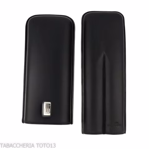 Dunhill - The White Spot Classic 2 Corona Extra Black Cigar Case - Accessories Cigar - Leather