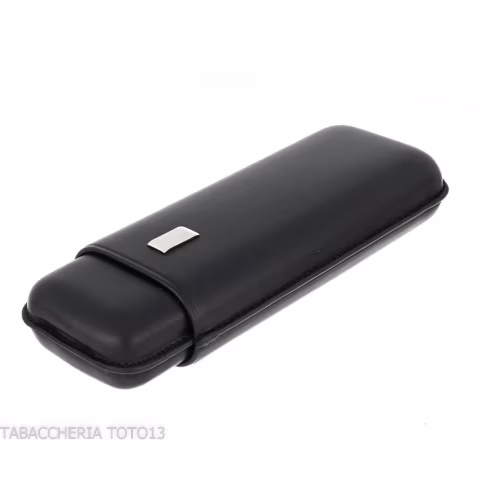 Dunhill - The White Spot Classic 2 Corona Extra Black Cigar Case - Accessories Cigar - Leather