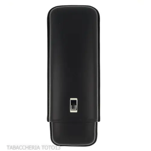 Dunhill - The White Spot Classic 2 Corona Extra Black Cigar Case - Accessories Cigar - Leather