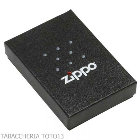 Zippo bleu miroir avec logo Zippo Briquets Zippo