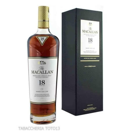 Macallan 18 Y.O. Sherry Oak Cask Vol.43% Cl.70 Macallan Distillery Whisky