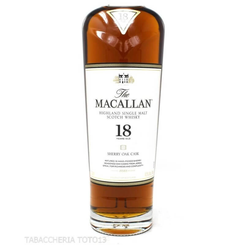 Macallan 18 Y.O. Sherry Oak Cask Vol.43% Cl.70 - Macallan Distillery