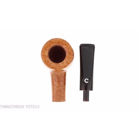 Il Ceppo straight Pot-shaped pipe in grade 4 polished briar - Il Ceppo - Il Ceppo pipe