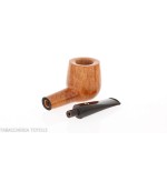 Pipe droite en forme de pot Il Ceppo en bruyère polie grade 4 - Pipe Pour le Tabac - Racine naturelle