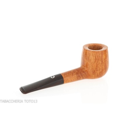 Pipe droite en forme de pot Il Ceppo en bruyère polie grade 4 - Pipe Pour le Tabac - Racine naturelle