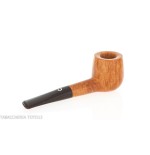Pipe droite en forme de pot Il Ceppo en bruyère polie grade 4 - Pipe Pour le Tabac - Racine naturelle