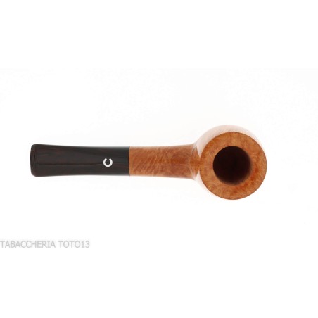 Pipe droite en forme de pot Il Ceppo en bruyère polie grade 4 - Pipe Pour le Tabac - Racine naturelle