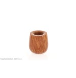 Pipe droite en forme de pot Il Ceppo en bruyère polie grade 4 - Pipe Pour le Tabac - Racine naturelle