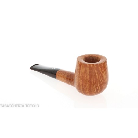 Pipe droite en forme de pot Il Ceppo en bruyère polie grade 4 - Pipe Pour le Tabac - Racine naturelle