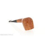 Pipe droite en forme de pot Il Ceppo en bruyère polie grade 4 - Pipe Pour le Tabac - Racine naturelle